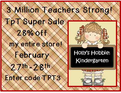 http://www.teacherspayteachers.com/Store/Hollys-Hobbie-Kindergarten