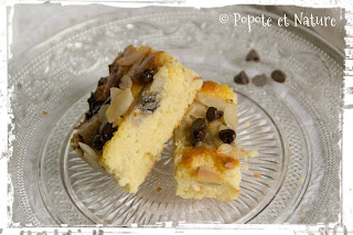 Moelleux à la banane, à la ricotta et aux pépites de chocolat © Popote et Nature