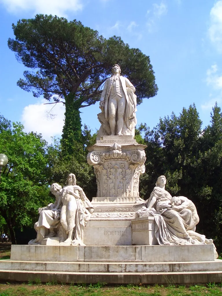 Gustav Eberlein - Monumento a Goethe, Villa Borghese - Roma