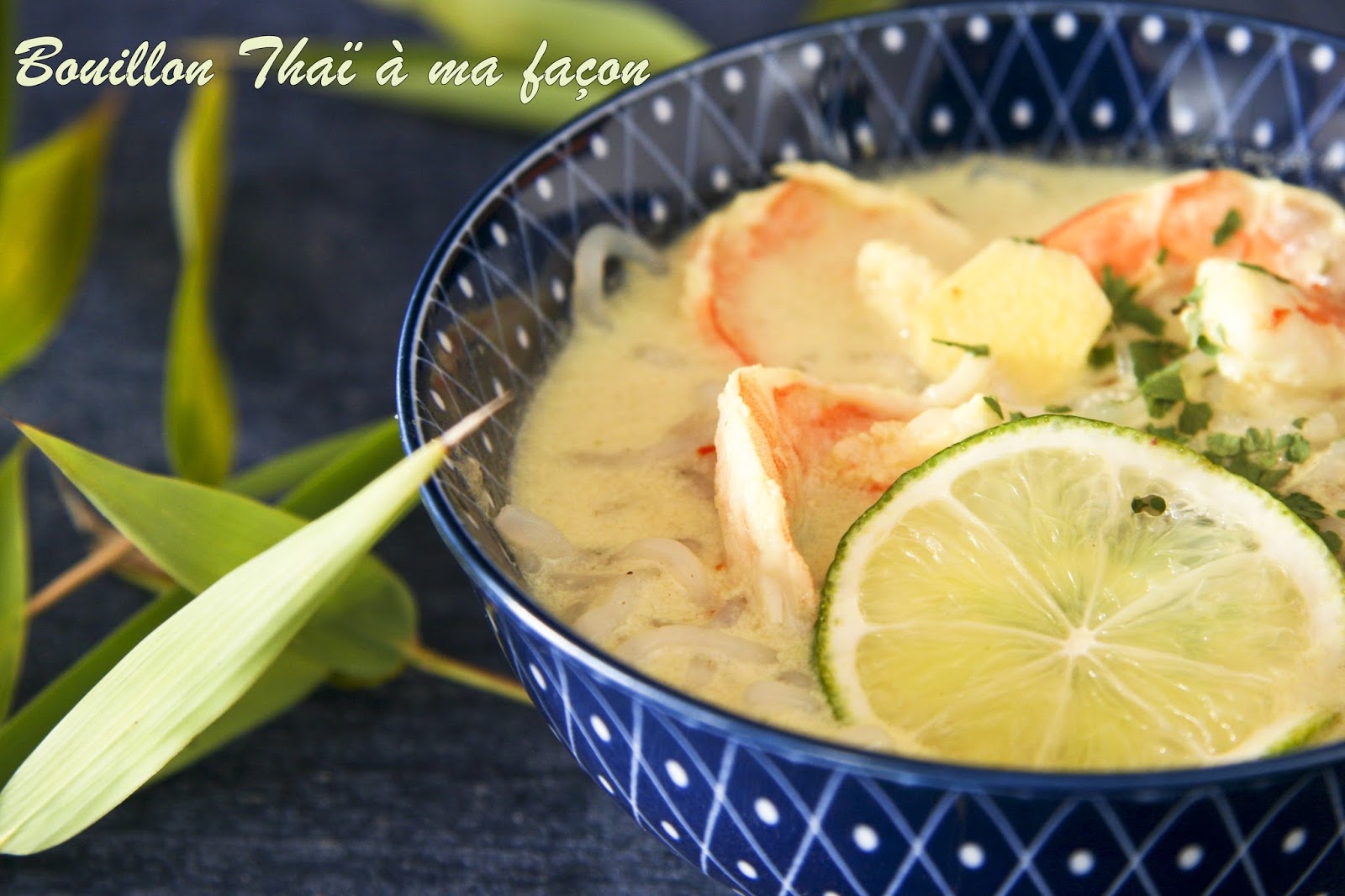 Bouillon Thaï à ma façon