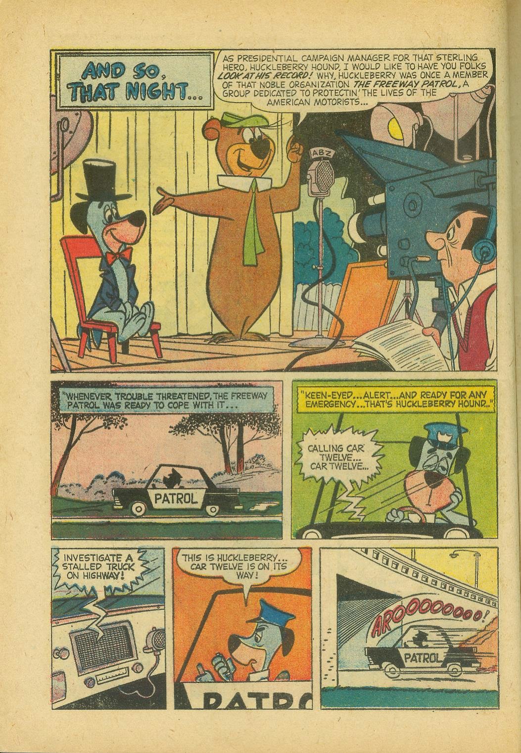 Saved From The Paper Drive: Huckleberry Hound for President
