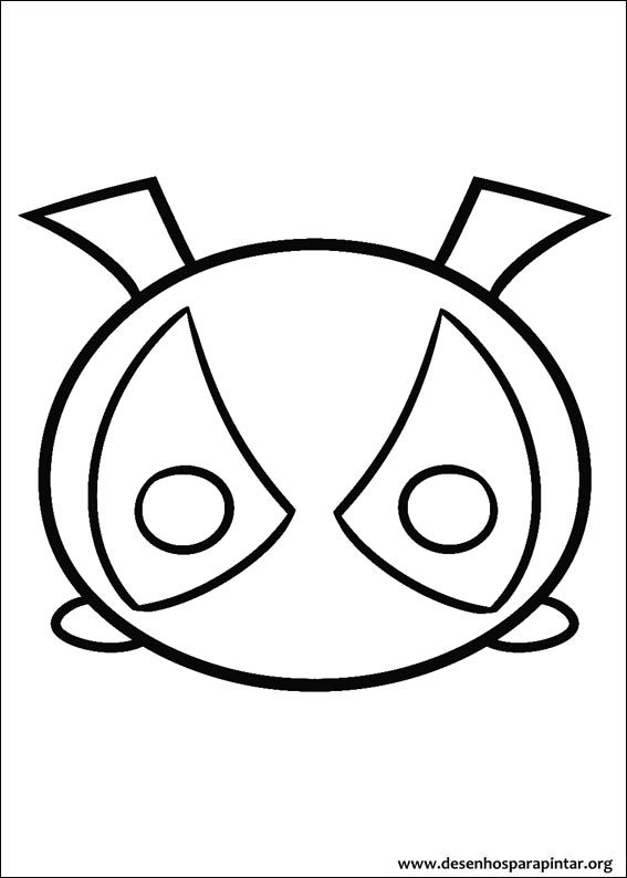 Coloring pages for kids free images: Disney Tsum Tsum free 