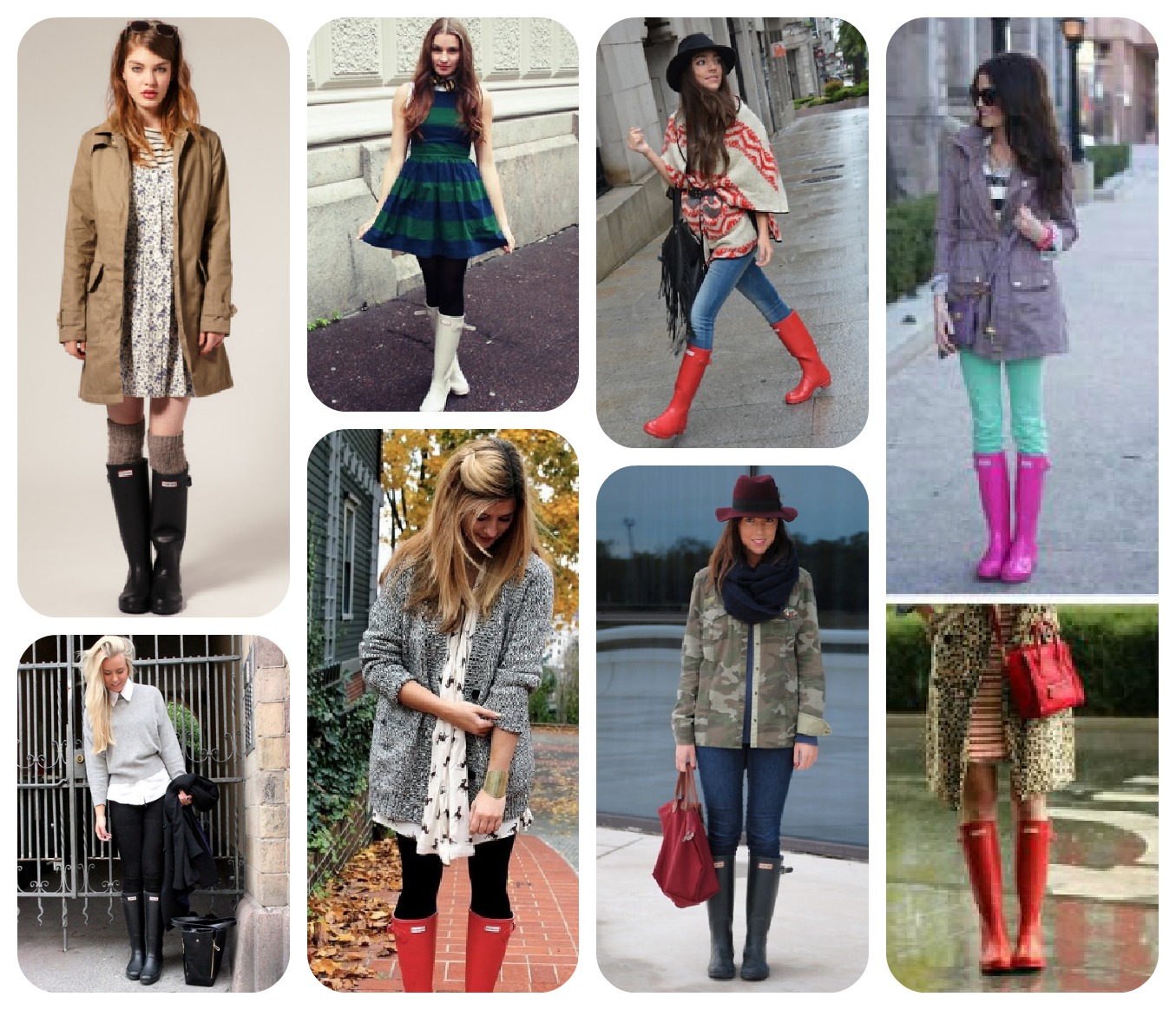 Fashionistas UY Botas de lluvia un infaltable no solo para cuando llueve