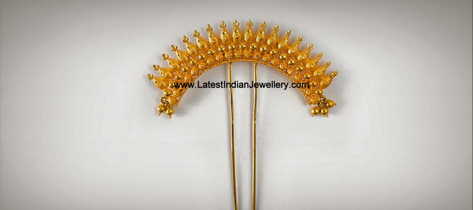 Traditional Gold Hair Pins