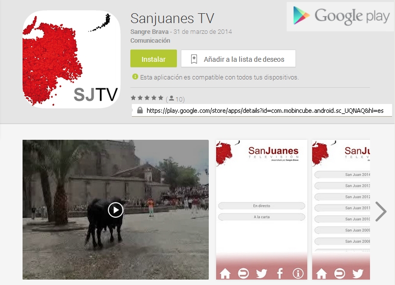 Sanjuanes TV en Google Play