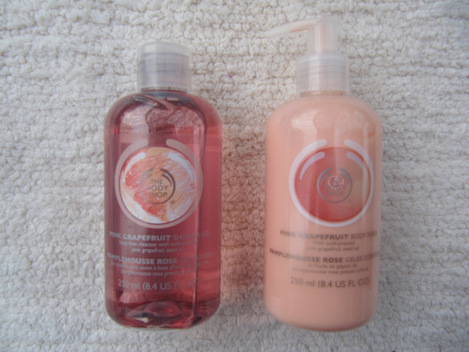 Icaria’s The Body Shop Pink Grapefruit Shower Gel & Pink Grapefruit