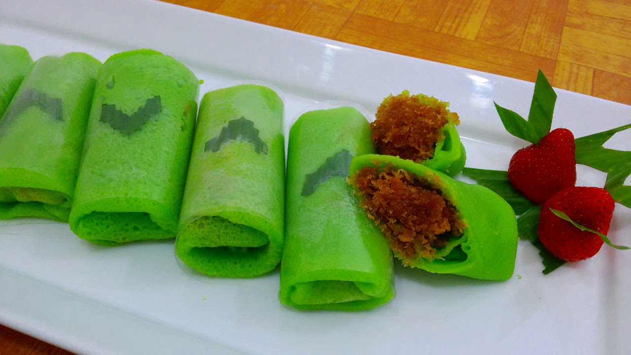 Resep Cara Membuat Kue Dadar Gulung Hijau Isi Kelapa Manis Resep Cara Membuat Kue Dadar Gulung Hijau Isi Kelapa Manis