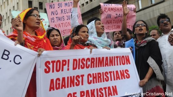 Protesta contra persecución de cristianos en Pakistán