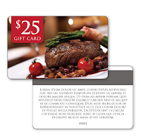 restaurant gift card image Gift Card for Restaurants