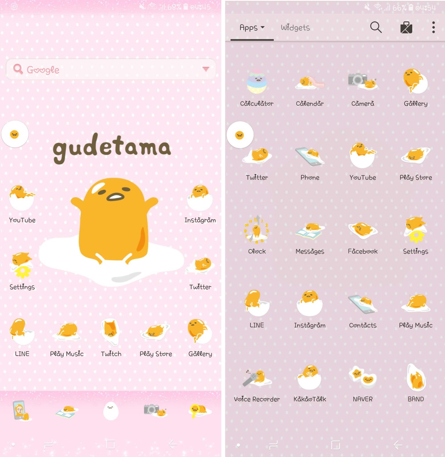 Download Pink Paradise Gudetama Egg Dots Launcher Theme Free HD Get Wallpaper Pink Paradise Gudetama Egg Dots Launcher Theme For iPhone
