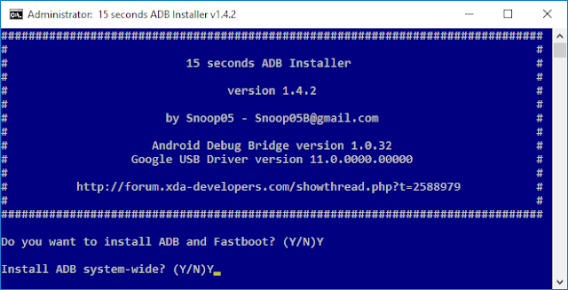 Introduction and Install ADB and Fastboot (Windows, Mac OS X, Linux)