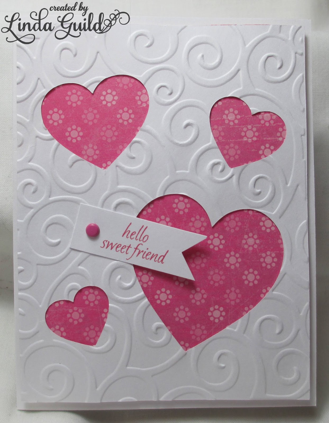 nothin' fancy sweet friend valentine card 30 minute card