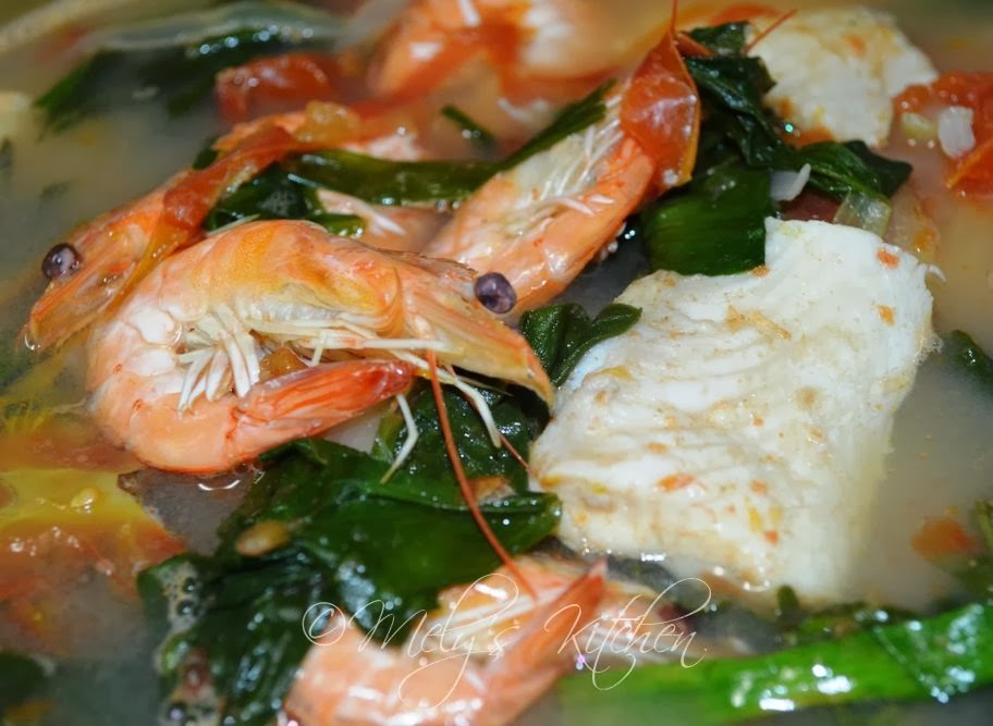 Mely's kitchen Fish and Shrimp Sinigang