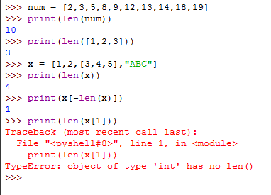 Python: List