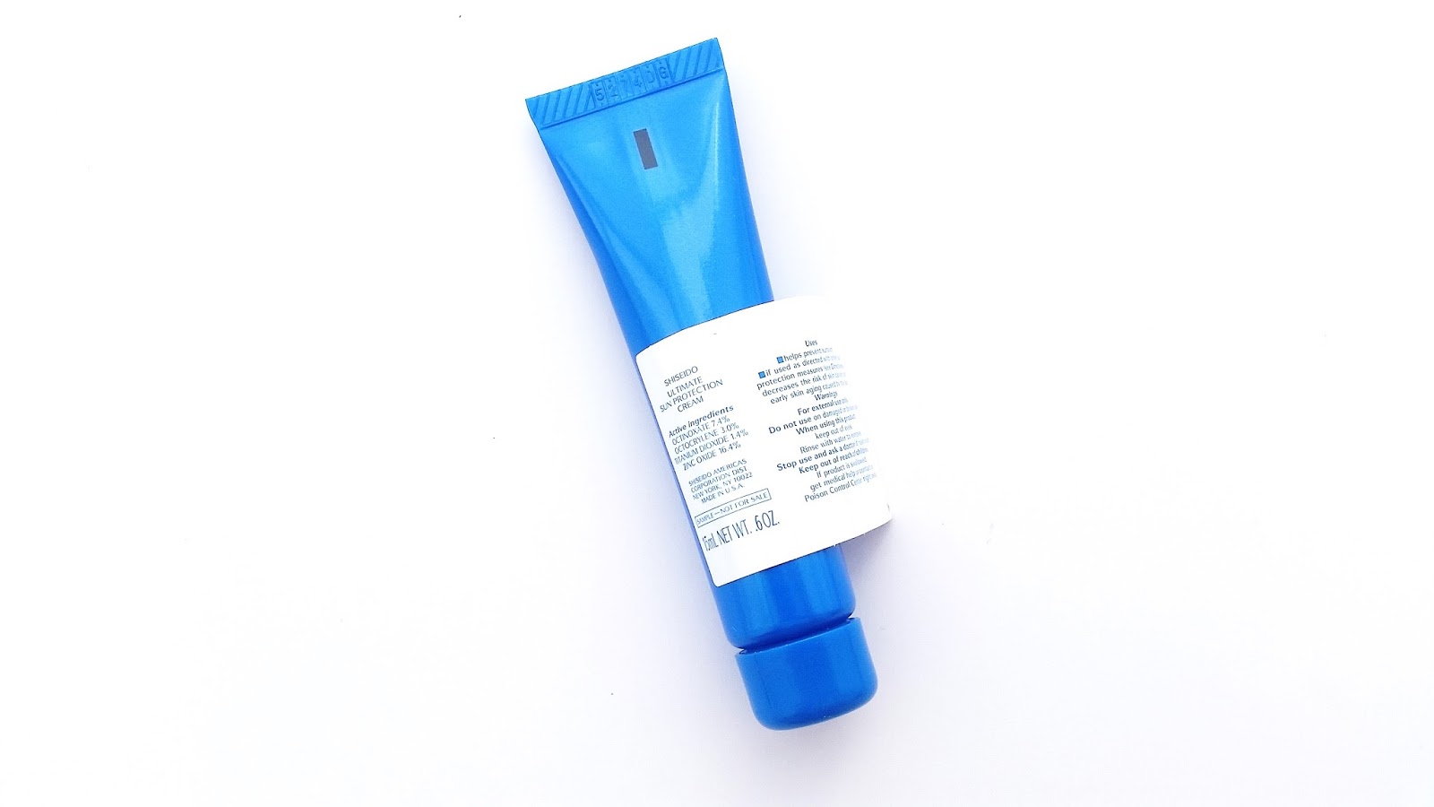 Sample Saturday: Shiseido Ultimate Sun Protection Cream SPF 50+ WetForce |  Dreams to Creations