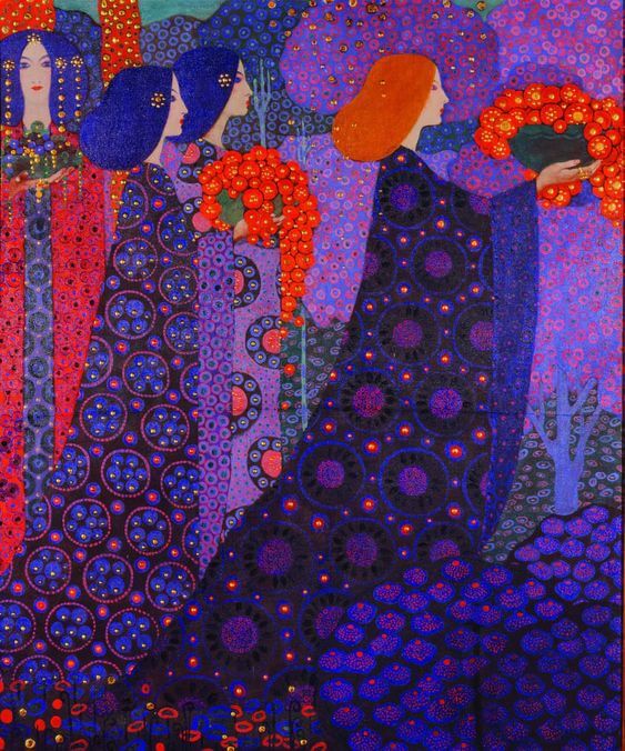 “One Thousand and One Nights“ series for the Hotel Terminus, by Vittorio Zecchin, Ilustración de Vittorio Zecchin