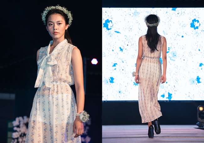 台模Sih Yu為台南在地品牌「織耕」花樣年華時裝秀走秀 -4 Vintine Fashion Show 2016 in Tainan Cultural & Creative Park