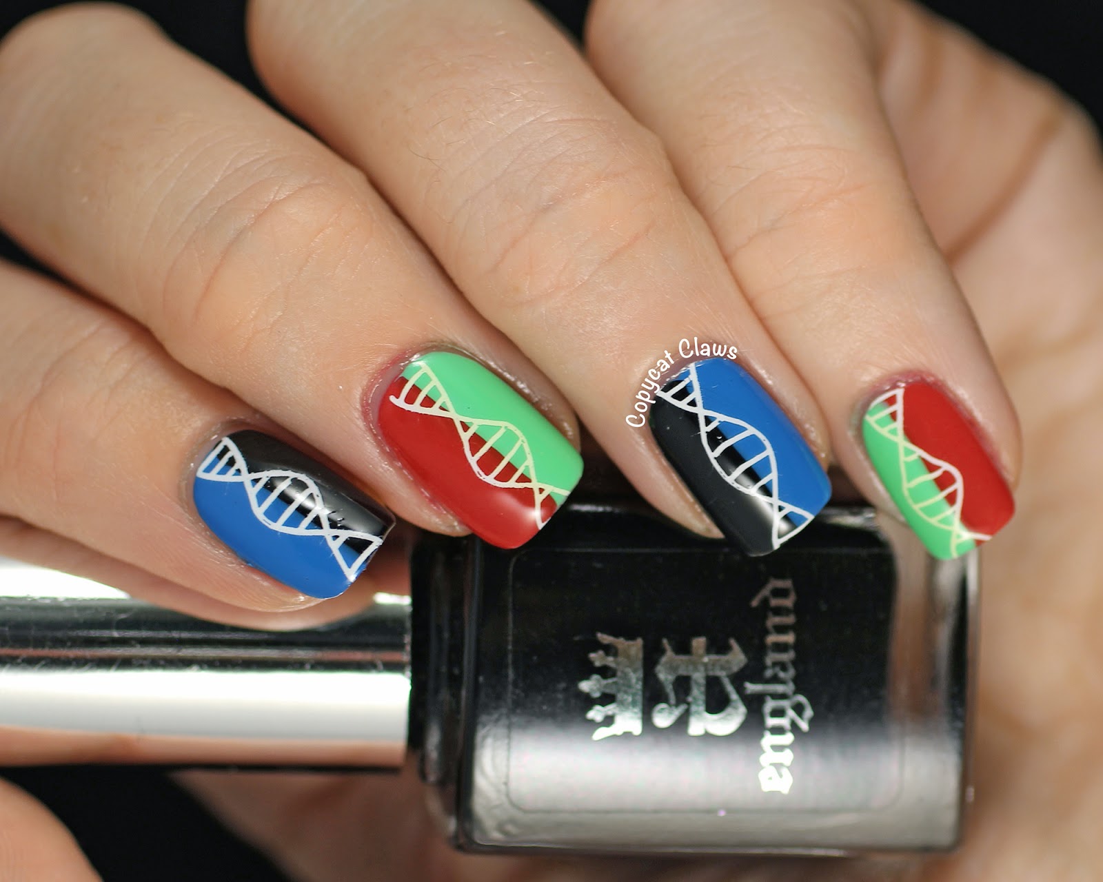 Copycat Claws DNA Day Nail Stamping