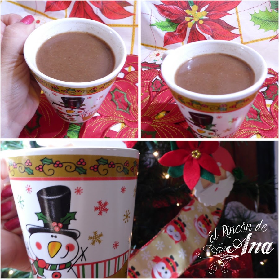 Florero navideño y Receta de Champurrado