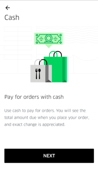 More access to restaurants at the push of a button: Introducing cash payments on UberEATS More access to restaurants at the push of a button: Introducing cash payments on UberEATS