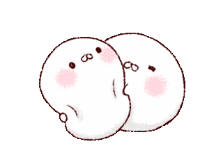 LINE Creators Stickers - We Are Marshmallow 9 Example with GIF 