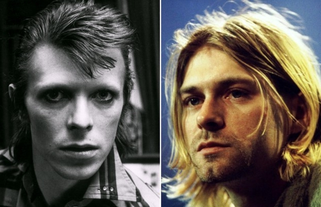 David Bowie y Kurt Cobain