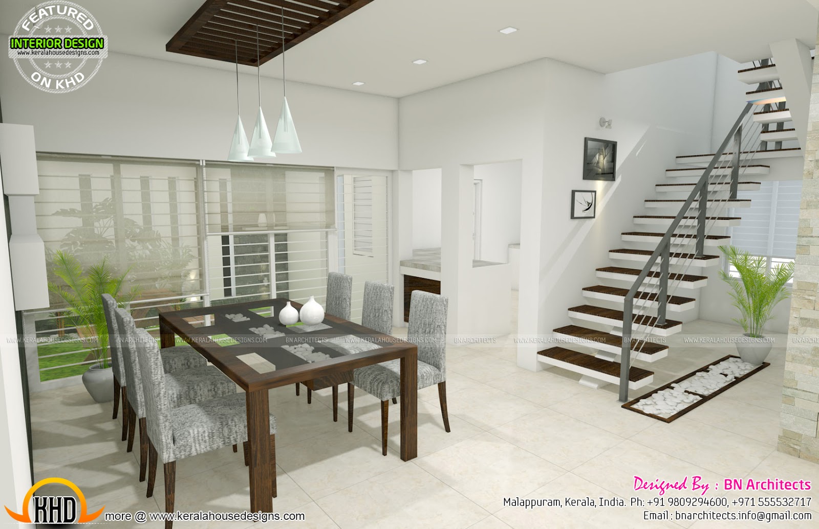 All in one House  elevation floor plan  and interiors 