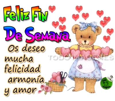 Resultado de imagen para feliz  fin de  semana