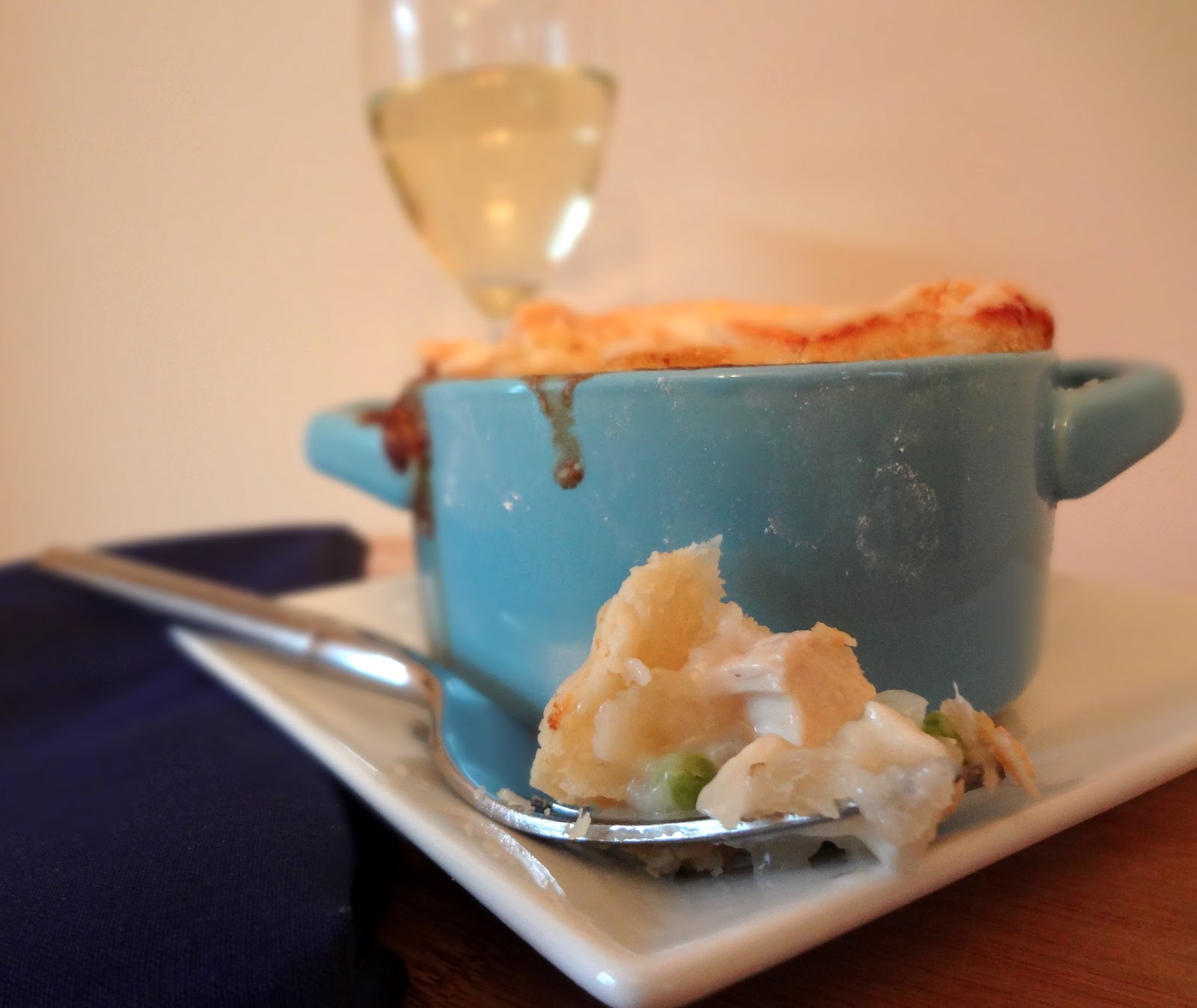 Savory Lessons Cheddar Cheese Chicken Pot Pies