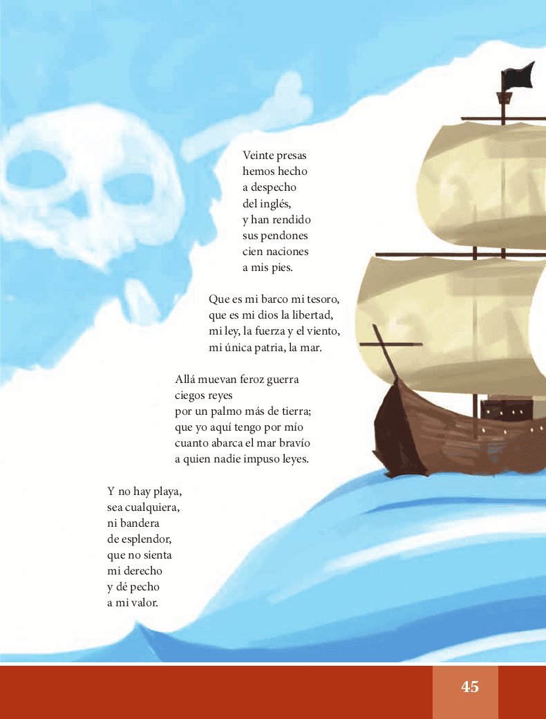 Canción del pirata - Español Lecturas 6to 2014-2015 