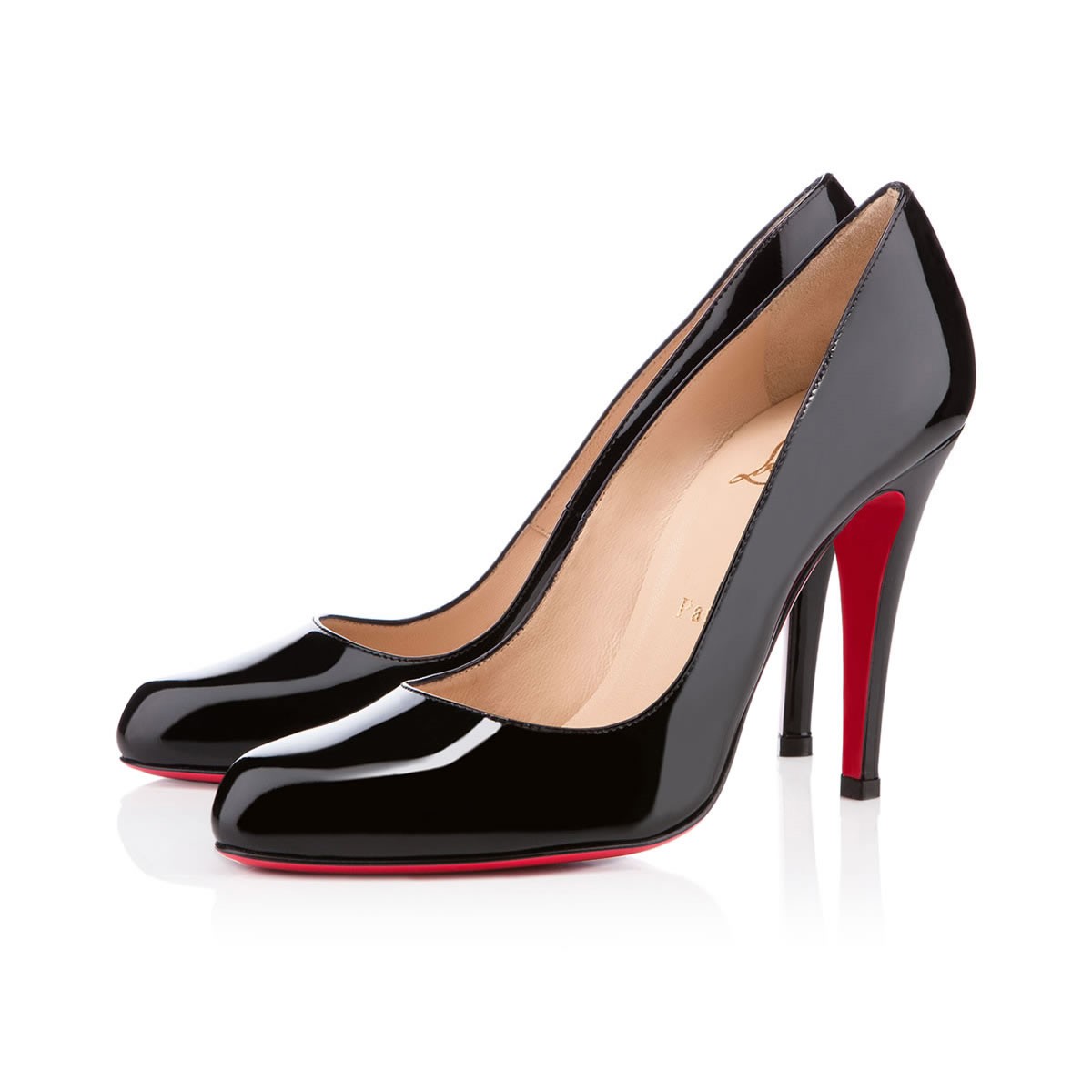 CHRISTIAN LOUBOUTIN DECOLLETE 868 BLACK PATENT CALF LEATHER - Reed ...