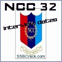 ncc+32+interview+dates