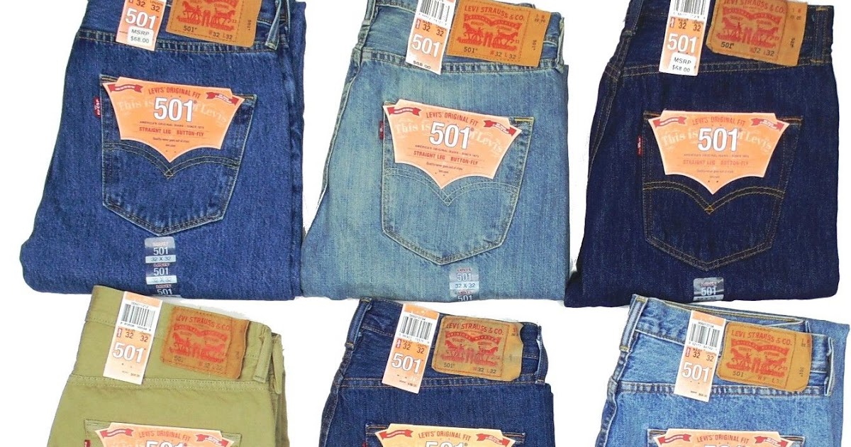 This Is For You!: Levis 501 Button Fly Mens Jeans Authentic Many Colors ...