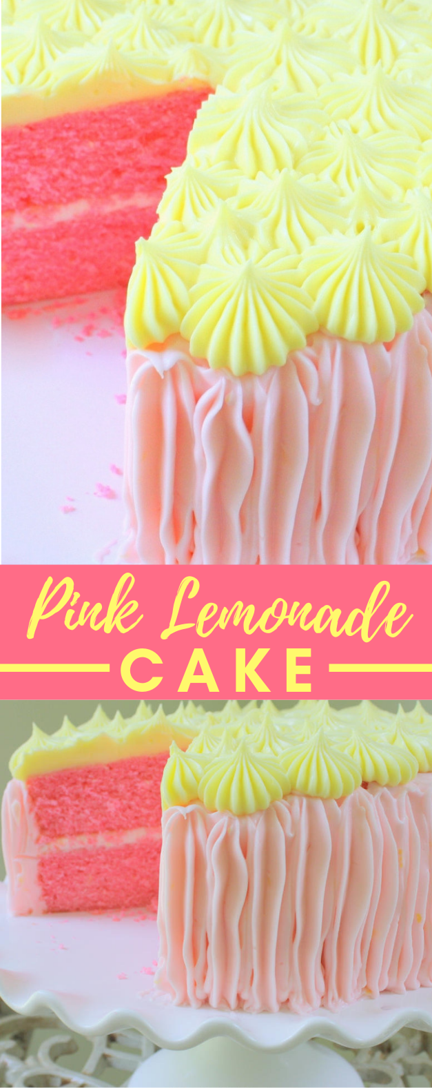 PINK LEMONADE CAKE FROM SCRATCH #dessert #lemon