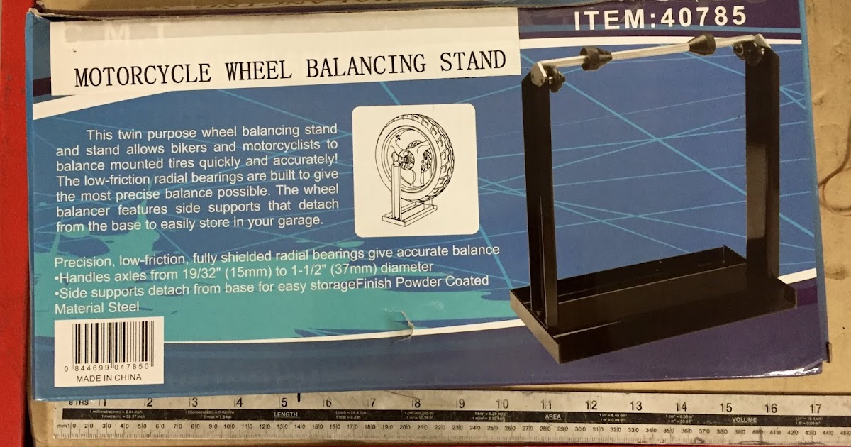 BikeTech7 Balancing Motorcycle Wheels At Home.