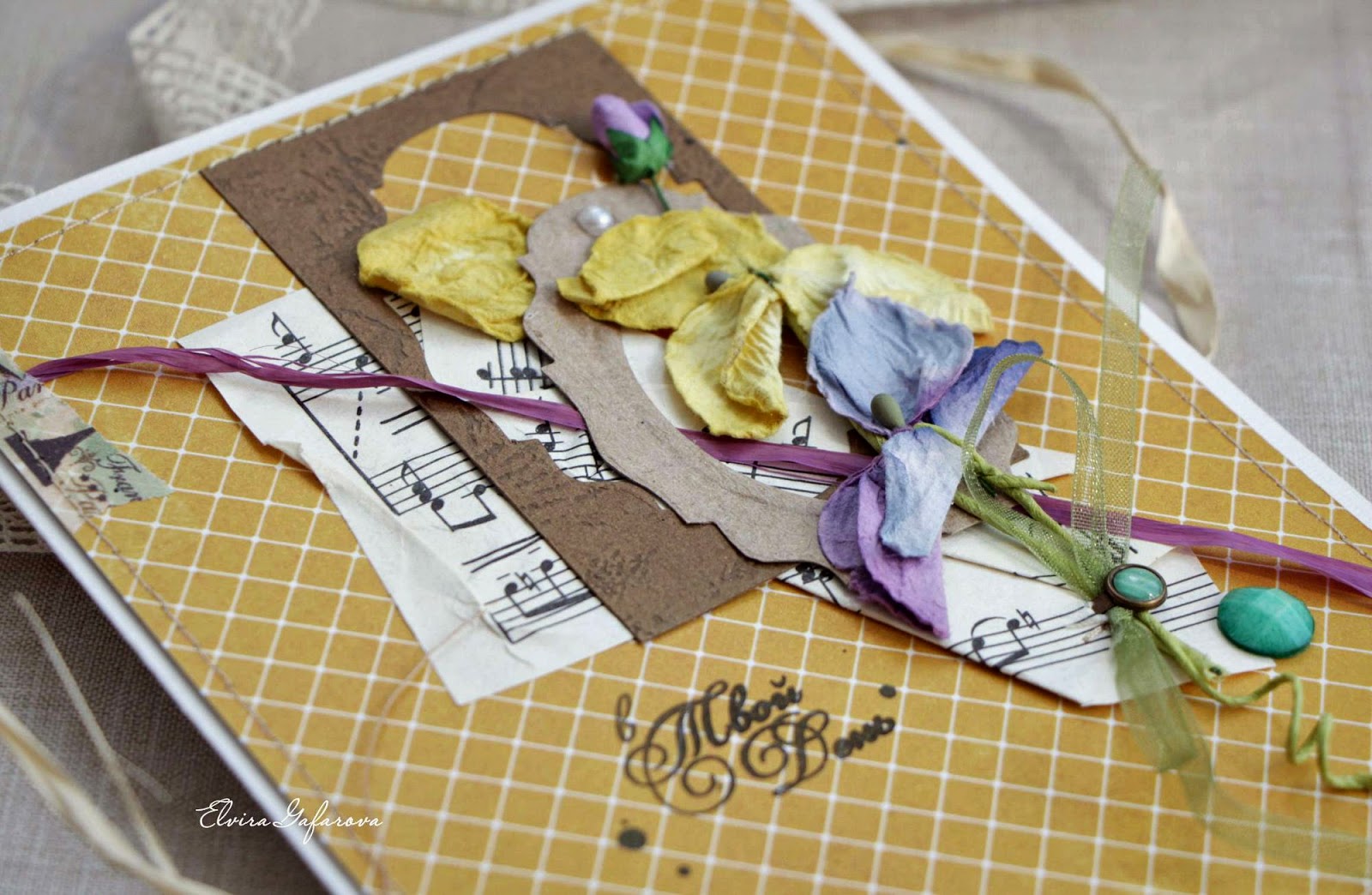 моё вдохновение: CD box для Ромки и две открытки...