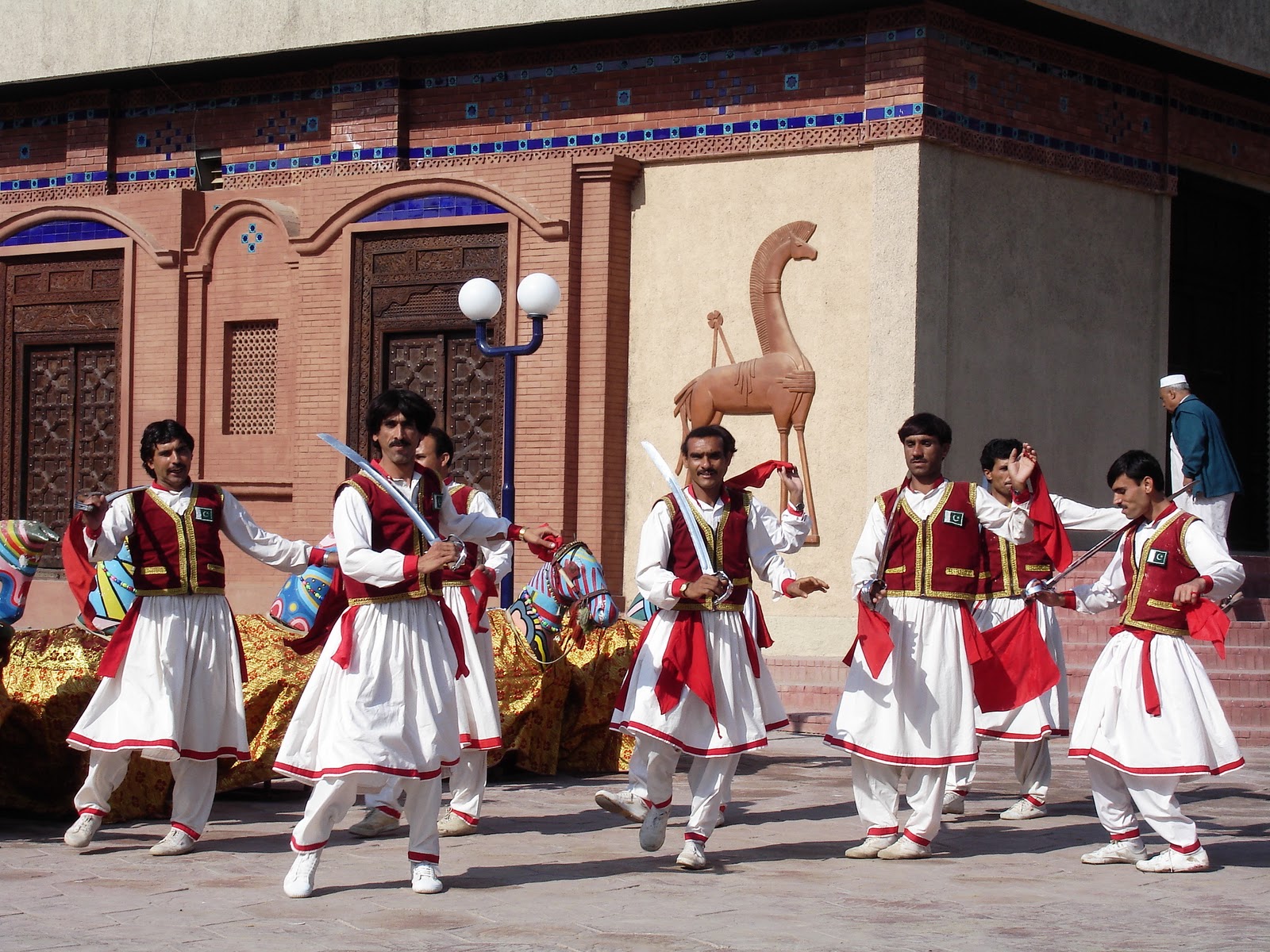 Pashto Traditional Dance "Attan" and Cultural Pashtoons Clothes and