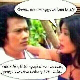 24 Meme Lucu "Rhoma-Ani" Drama Lebay Bikin Ketawa Ngakak
