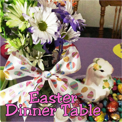As busy moms we don't have time to go too crazy with our holiday plans, so it's nice when it's easy to pull together an awesome Easter dinner table without spending too much time or money. This Easter dinner is perfect for family dinners and great memories. #easterdinner #easterparty #dinnertable #diypartymomblog