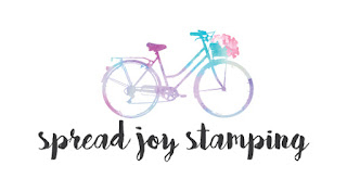 Spread Joy Stamping logo with bicycle and flowers Spread Joy Stamping, Elizabeth Mayfield-Hart, Independent Stampin' Up! Demonstrator