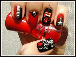 nails rock roll że przemalowane ulubione serduszko lakierem moje tym ćwieki