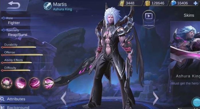 Tanggal Rilis Hero Martis Ashura King Di Server Ori Mobile Legends Gallery Tekno