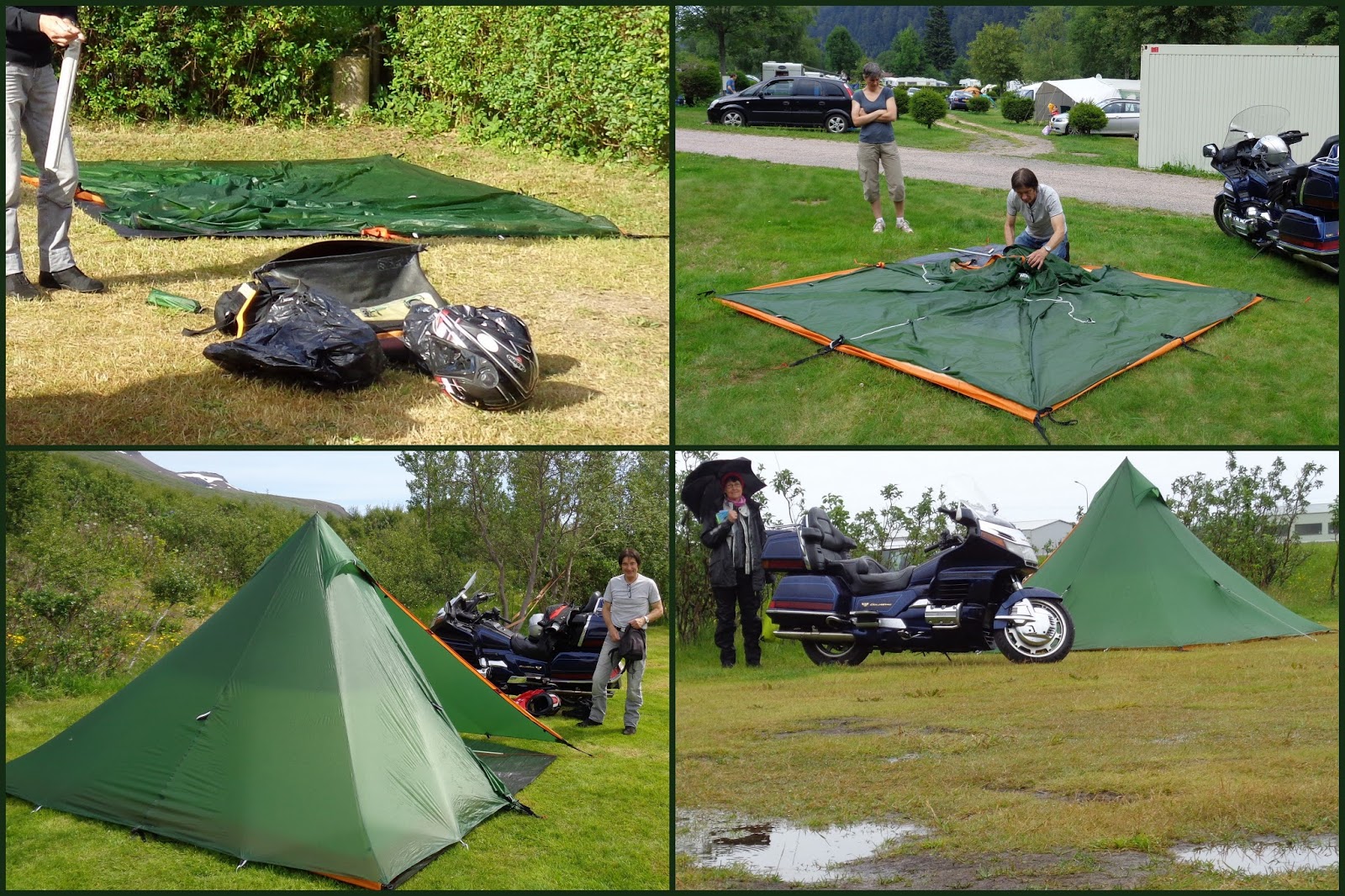 voyages moto de jeanlouis Mon matériel de camping adapté à la moto en duo sur de longs trajets