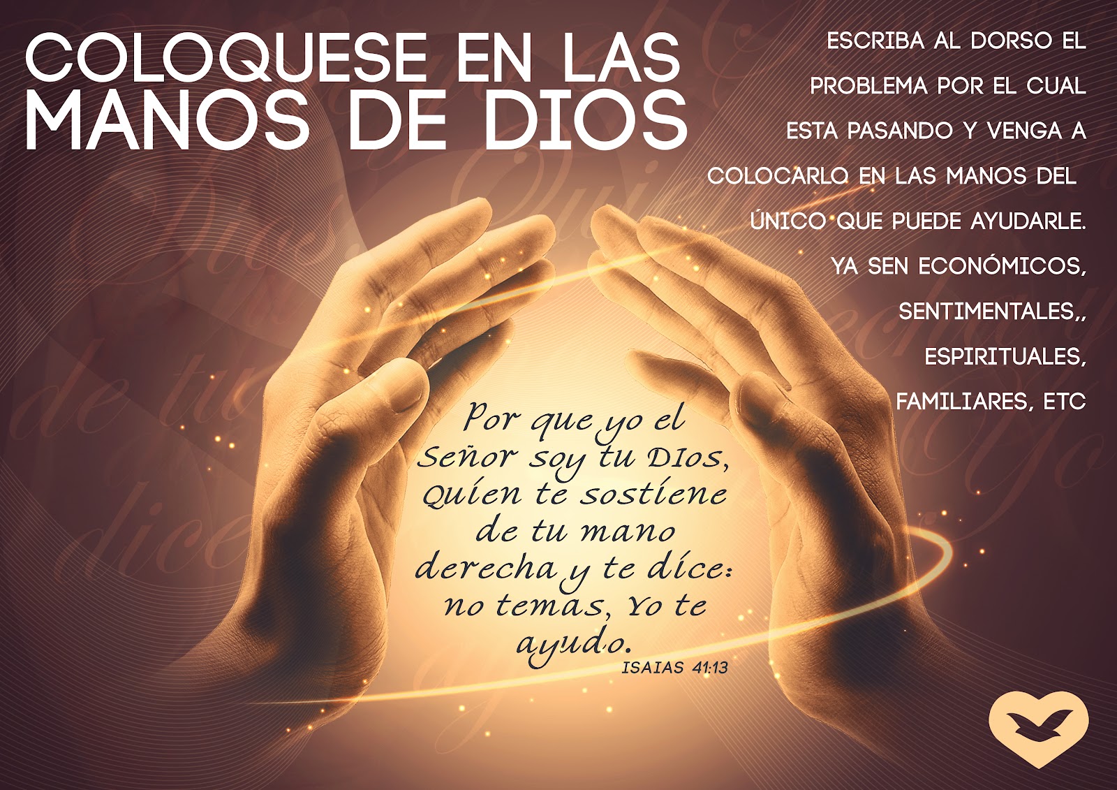 PrOliveiraArt ESPANHOL Folhetos Neutro Manos De Dios