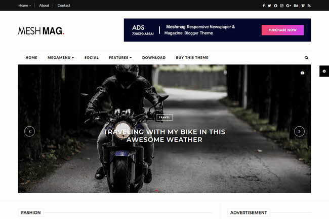 MashMag - Responsive Magazine Blogger Template