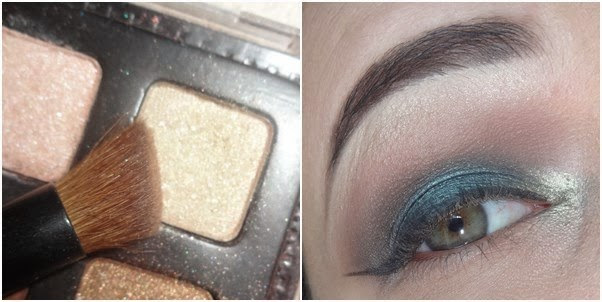 Maquiagem verde esmeralda com glitter Maquiagem verde esmeralda com glitter