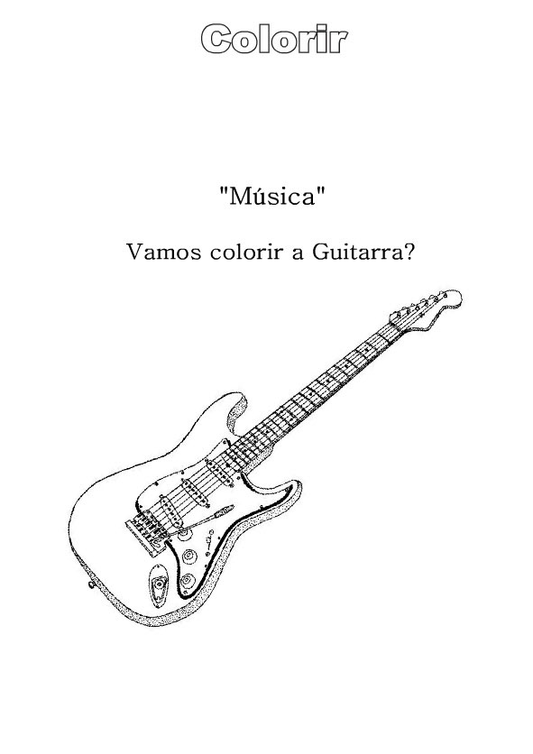violão guitarra piano saxofone e clarinetee desenhos preto e branco