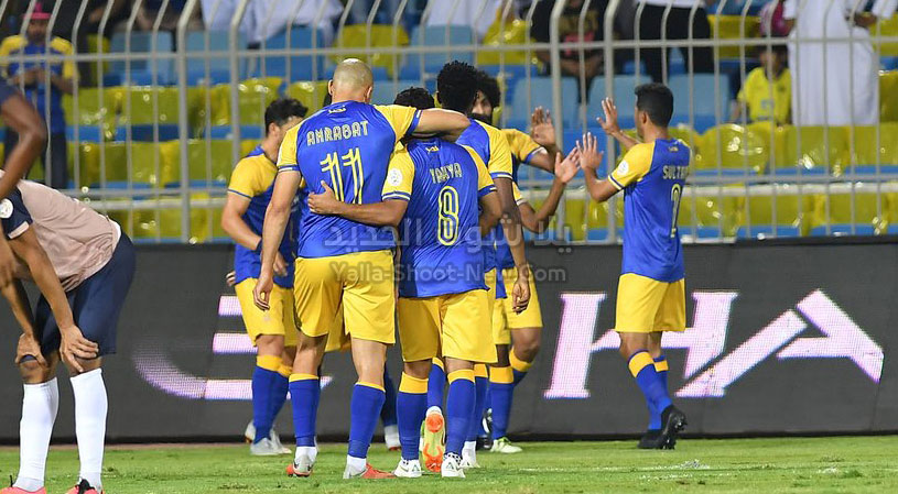النصر يتصدر الدوري السعودي بعد الفوز على فريق التعاون بهدفين لهدف