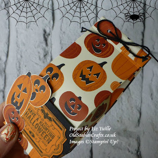 Spooky Night Spooky Cat Labels to Love Gift Bag Stampin Up