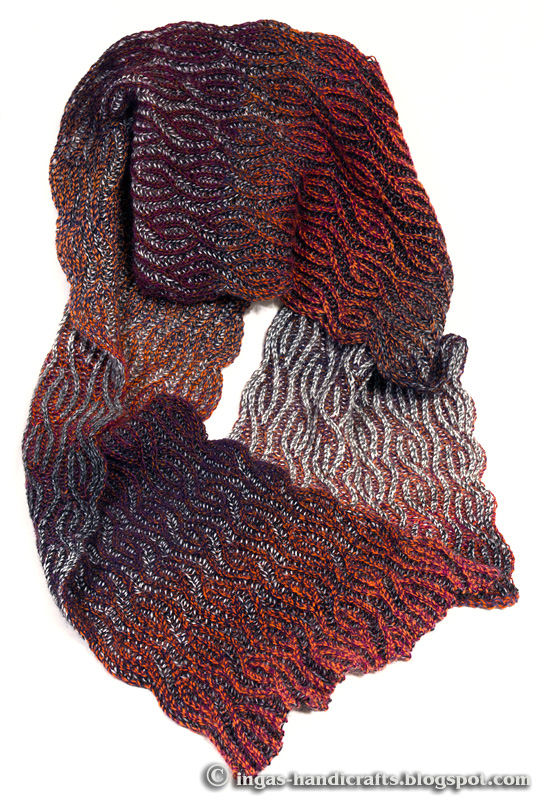 patentkoes sall / Brioche scarf